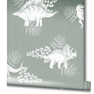 White line decor wallpaper