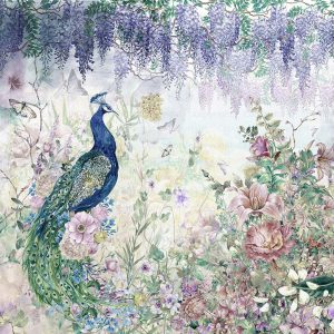 White line decor wallpaper