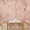 White line decor wallpaper