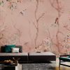 White line decor wallpaper