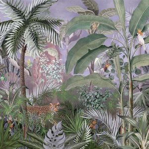 White line decor wallpaper