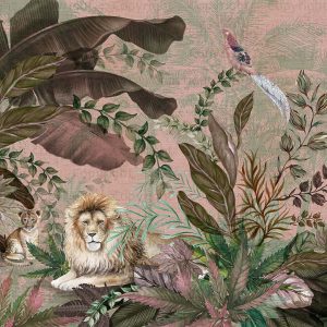 White line decor wallpaper