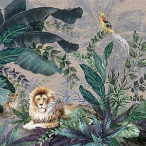 White line decor wallpaper