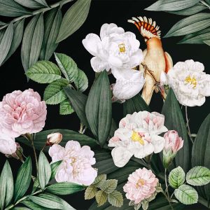 White line decor wallpaper