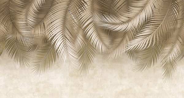 White line decor wallpaper