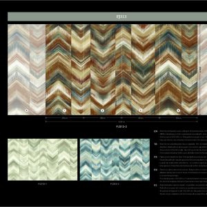 White line decor wallpaper