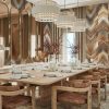 White line decor wallpaper