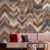 White line decor wallpaper