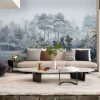 White line decor wallpaper