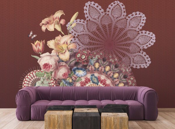 whiteline decor wallpaper circle of life TD4183