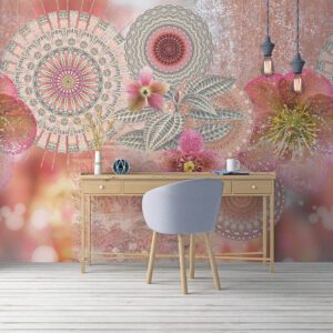whiteline decor wallpaper circle of life TD4185
