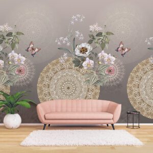 whiteline decor wallpaper circle of life TD4186
