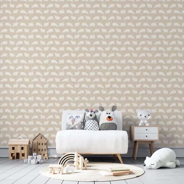 WALLPAPER WHITELINE DECOR