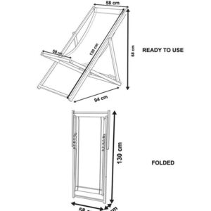 Alternative view of DECK CHAIR / SZL02