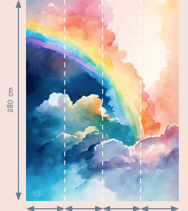 Alternative view of CUTE WALLS / Murals